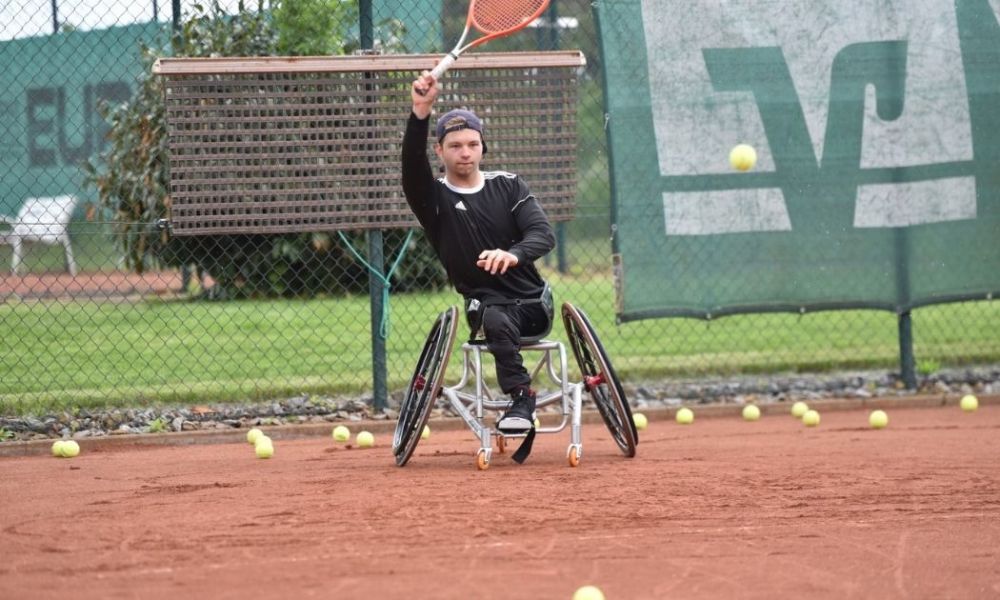 Christoph Wilke gehört zur deutschen Nationalmannschaft im Rollstuhltennis. © privat
